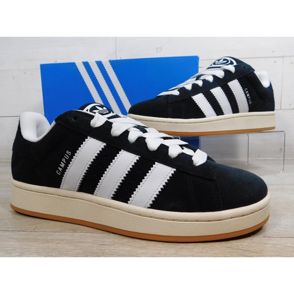 Adidas Campus 00s Core Black Gum HQ8708 Mens Size 10 Suede Skate Shoes Sneakers